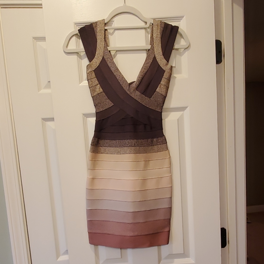 Herve Leger bandage dress